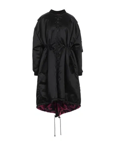 Alexandre Vauthier Woman Coat Black Size 2 Polyamide