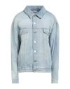 Alexandre Vauthier Woman Denim Outerwear Blue Size M Cotton