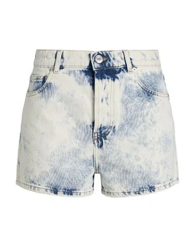 Alexandre Vauthier Woman Denim Shorts Blue Size 27 Cotton