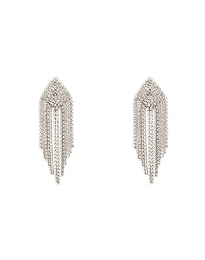 Alexandre Vauthier Woman Earrings Silver Size - Metal