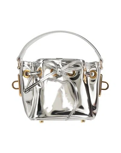 Alexandre Vauthier Woman Handbag Silver Size - Leather
