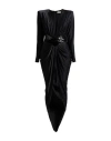 Alexandre Vauthier Woman Maxi Dress Black Size 4 Viscose, Elastane, Polyester In Black