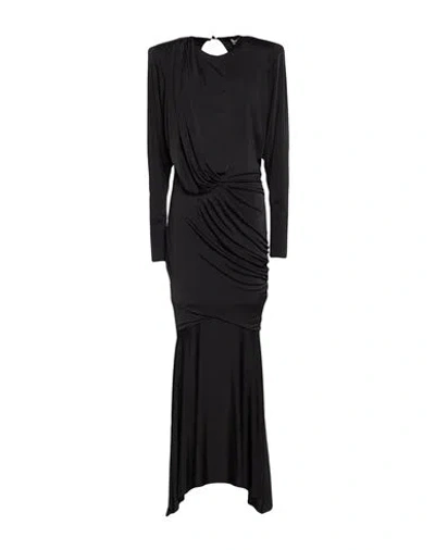 Alexandre Vauthier Woman Maxi Dress Black Size 6 Viscose, Elastane