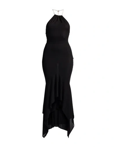 Alexandre Vauthier Woman Maxi Dress Black Size 6 Viscose, Polyamide
