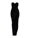 Alexandre Vauthier Woman Maxi Dress Black Size 8 Polyester, Elastane In Multi