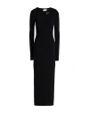 Alexandre Vauthier Woman Maxi Dress Black Size 6 Viscose, Elastane, Brass, Glass In Black
