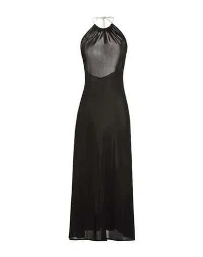 Alexandre Vauthier Woman Maxi Dress Black Size 8 Viscose, Polyamide