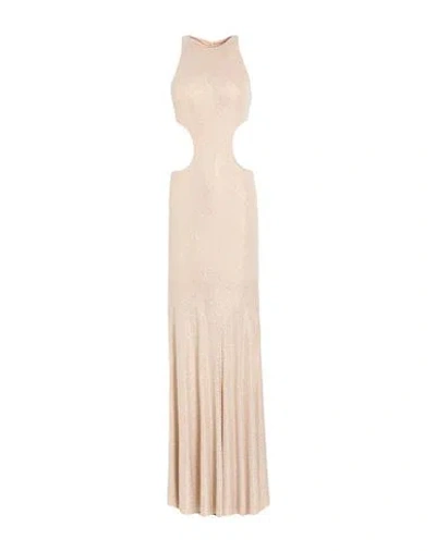 Alexandre Vauthier Woman Maxi Dress Blush Size 6 Viscose, Elastane, Glass In Pink