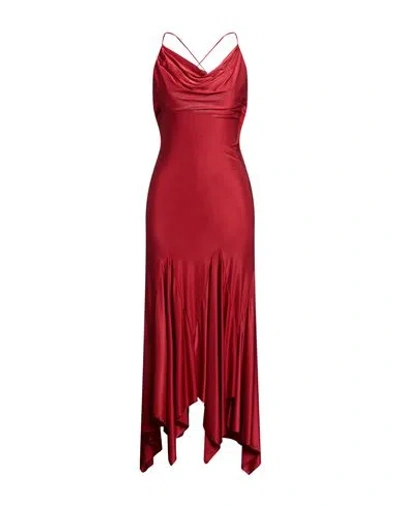 Alexandre Vauthier Woman Maxi Dress Red Size 6 Viscose