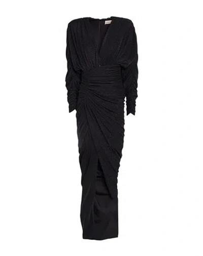 Alexandre Vauthier Woman Midi Dress Black Size 12 Polyamide, Polyester, Elastane