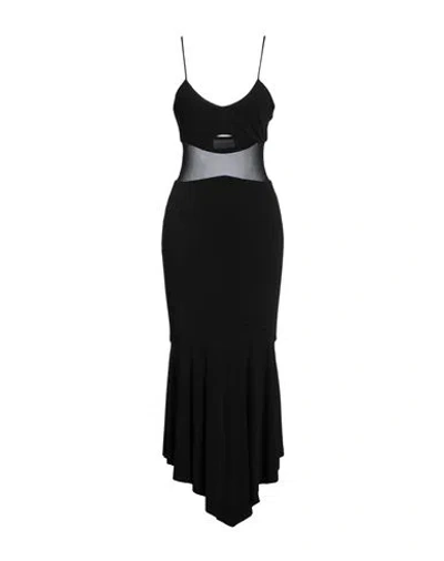 Alexandre Vauthier Woman Midi Dress Black Size 8 Viscose, Elastane