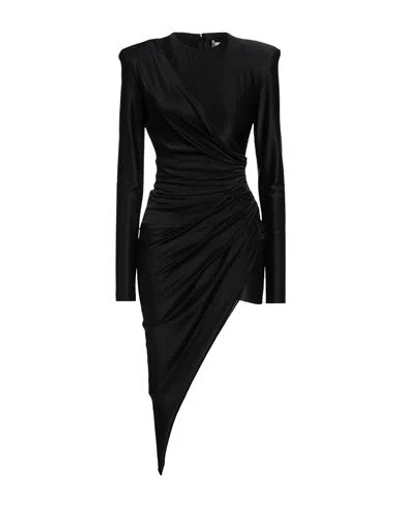 Alexandre Vauthier Woman Midi Dress Black Size 8 Viscose, Elastane