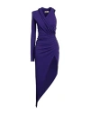Alexandre Vauthier Woman Midi Dress Purple Size 2 Viscose, Elastane