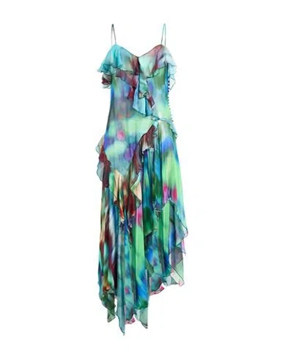 Alexandre Vauthier Woman Mini Dress Azure Size 6 Silk In Multi