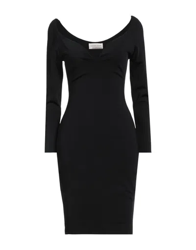 Alexandre Vauthier Short Dresses In Black