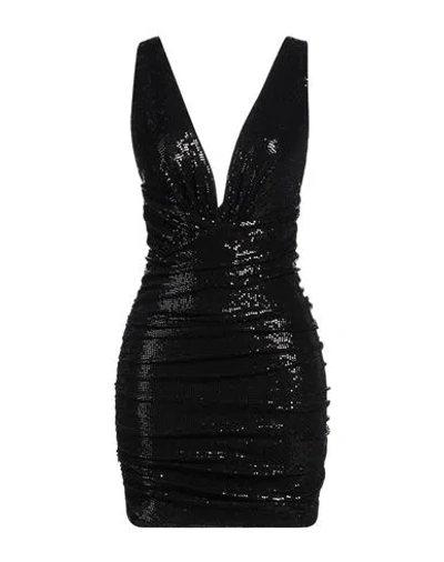 Alexandre Vauthier Woman Mini Dress Black Size 4 Polyamide, Polyester, Elastane