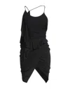 Alexandre Vauthier Short Dresses In Black