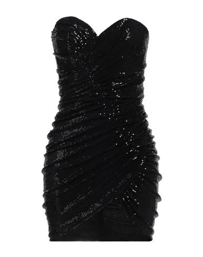 Alexandre Vauthier Woman Mini Dress Black Size 8 Polyamide, Polyester, Elastane