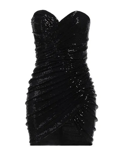 Alexandre Vauthier Woman Mini Dress Black Size 6 Polyamide, Polyester, Elastane