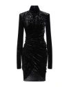 Alexandre Vauthier Woman Mini Dress Black Size 8 Polyester, Elastane