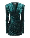 Alexandre Vauthier Woman Mini Dress Green Size 6 Polyester, Elastane