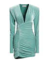 Alexandre Vauthier Woman Mini Dress Light Green Size 6 Polyester, Elastane