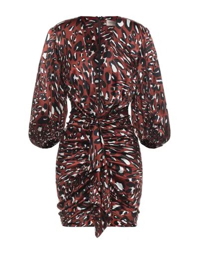 Alexandre Vauthier Short Dresses In Red