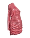 Alexandre Vauthier One-shoulder Sequin-embellished Minidress In Pink