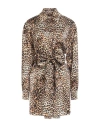 Alexandre Vauthier Woman Short Dress Sand Size 8 Silk In Beige