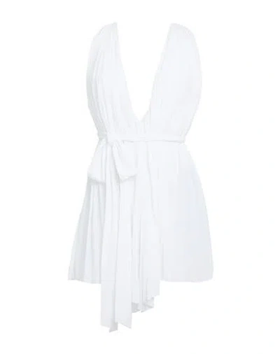 Alexandre Vauthier Woman Short Dress White Size 6 Polyester