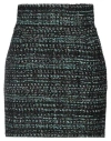 Alexandre Vauthier Woman Mini Skirt Black Size 8 Synthetic Fibers, Cotton, Wool In Black