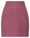 Alexandre Vauthier Mini Skirt With High-waisted Houndstooth Embroidery In Pink