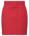 Alexandre Vauthier Woman Mini Skirt Red Size 10 Wool In Red