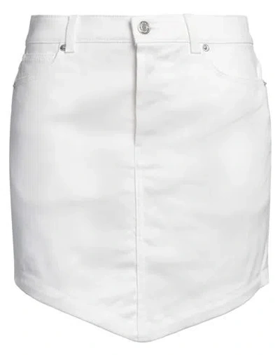 Alexandre Vauthier Woman Mini Skirt White Size 30 Cotton, Elastane