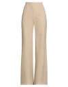 Alexandre Vauthier Woman Pants Beige Size S Polyester, Elastane In Neutral