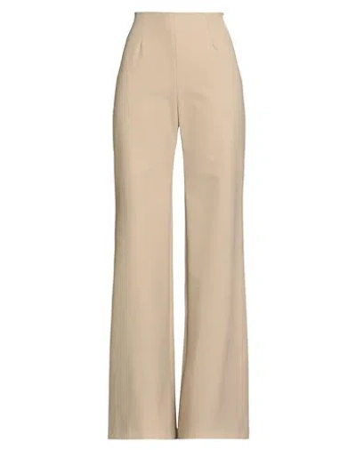 Alexandre Vauthier Woman Pants Beige Size S Polyester, Elastane In Neutral