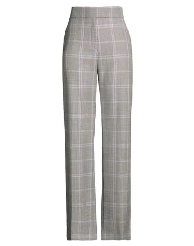 Alexandre Vauthier Woman Pants Black Size 4 Wool, Mohair Wool In Gray
