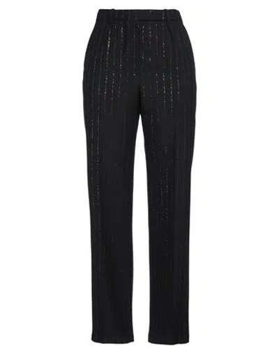 Alexandre Vauthier Woman Pants Black Size 8 Wool, Polyamide, Elastane