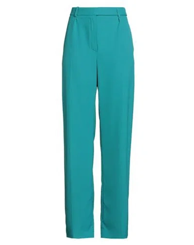 Alexandre Vauthier Woman Pants Turquoise Size 8 Polyester, Elastane