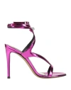 Alexandre Vauthier High Heel Strappy Sandal In Pink