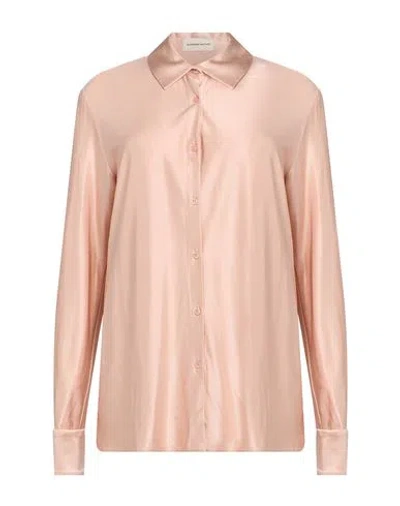 Alexandre Vauthier Woman Shirt Apricot Size 6 Viscose, Elastane In Orange