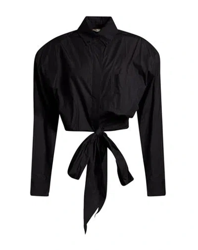 Alexandre Vauthier Woman Shirt Black Size 2 Cotton