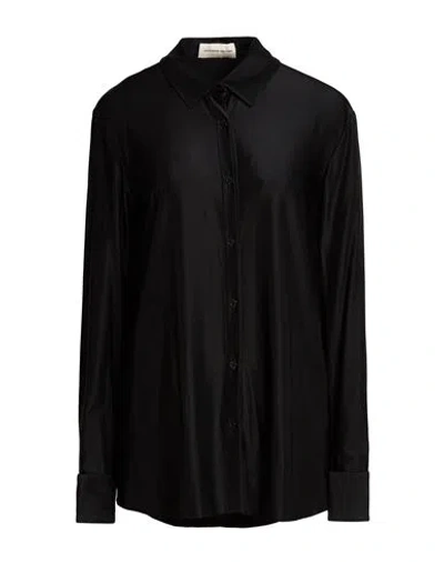 Alexandre Vauthier Woman Shirt Black Size 4 Viscose, Elastane