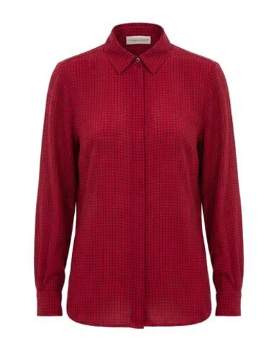 Alexandre Vauthier Woman Shirt Red Size 4 Viscose, Wool