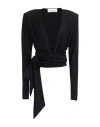 Alexandre Vauthier Woman Top Black Size 2 Viscose, Elastane