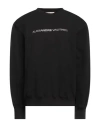 Alexandre Vauthier Woman Sweatshirt Black Size S Cotton, Elastane, Glass