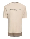 Alexandre Vauthier Woman T-shirt Beige Size S Cotton
