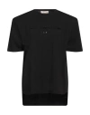 Alexandre Vauthier Woman T-shirt Black Size Xs Cotton In Black