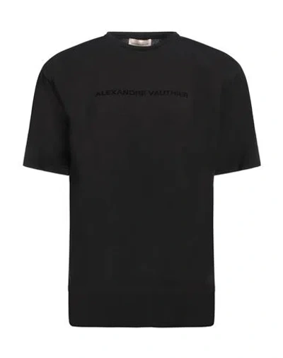Alexandre Vauthier Woman T-shirt Black Size S Cotton