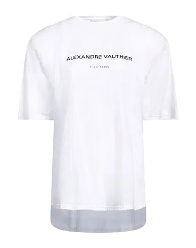 Alexandre Vauthier Woman T-shirt White Size S Cotton In White